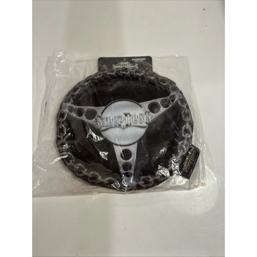 Snoop Doggie Doggs‎ Flying Disc Steering Wheel Dog Toy for Fetching Catching NEW